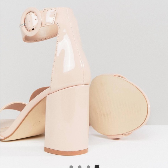 Patent Block Heeled Sandals - Picture 3 of 8